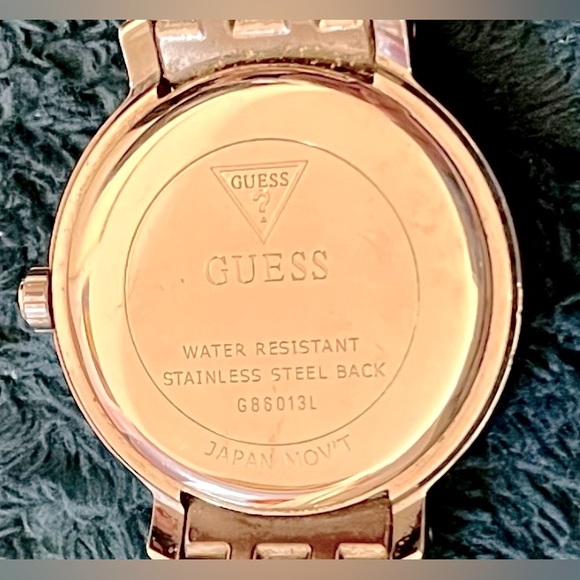 GUESS Women’s Crystal Butterfly Watch, G86013L - Picture 6 of 12